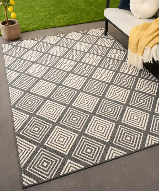 Buitenkleed ruit – Flip Gem grijs Black Friday-37% Rechtstreeks Van De Fabrikant