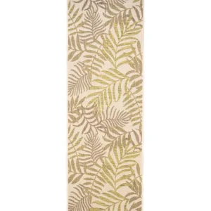 Balkonkleed palmbladeren – Coastal Breeze beige/groen Black Friday-33% Gereduceerde Prijs