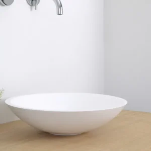 Alleen Vandaag Ideavit Solidfox opzetwastafel rond 35cm mat wit