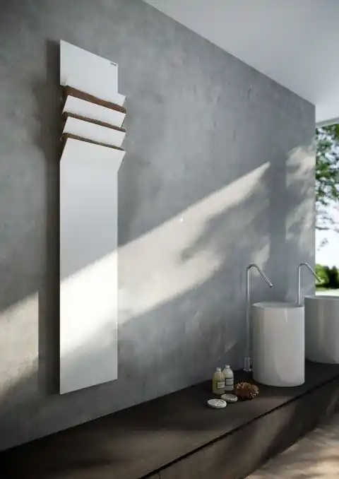 Instamat Flaps designradiator - 201x35cm - Flaps boven - Wit Meest Verkocht