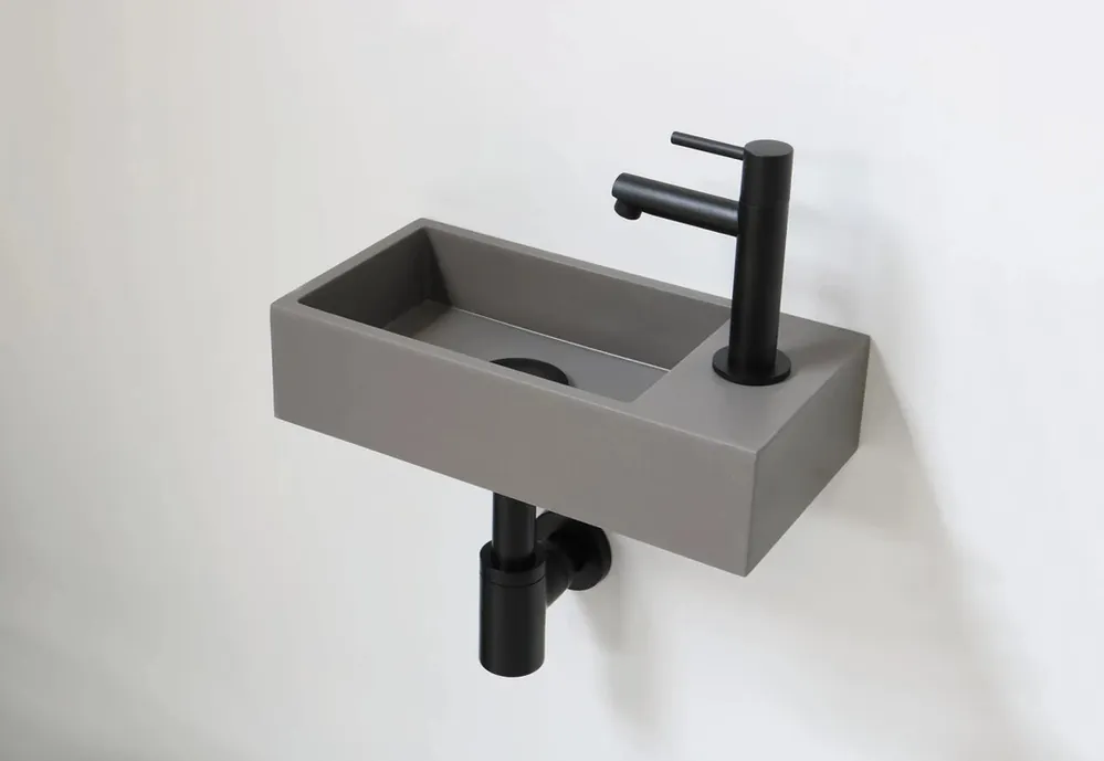 Ink Versus fonteinpack - rechts - quartz beton - toebehoren zwart Authentiek