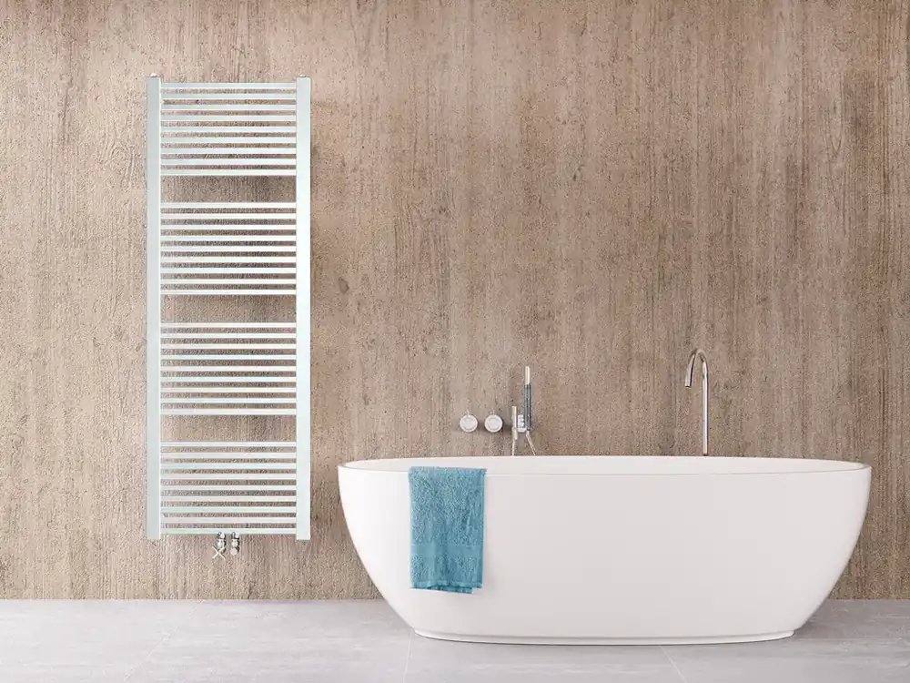 Garantie Inbegrepen Instamat Rim badkamerradiator 150 x 60 cm (H x L) wit