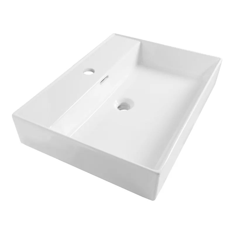 Lage Kosten Brauer Lunar wastafel 60x46,5cm - keramiek - 1 kraangat - wit