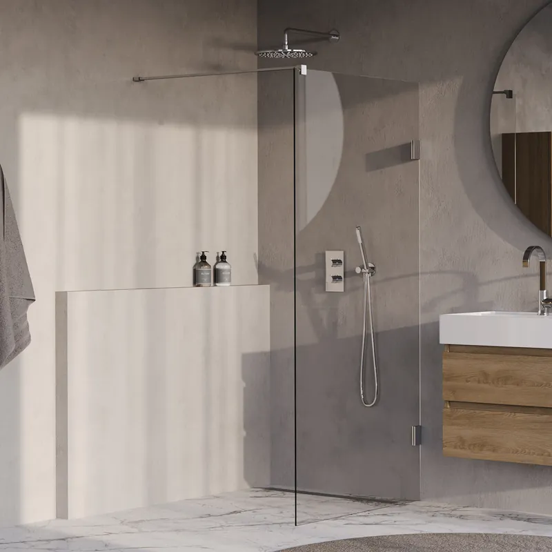Brauer Void inloopdouche 100x200cm - chroom Premium