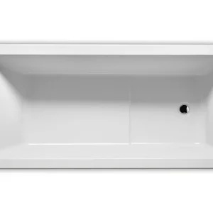 Topkwaliteit Riho Lusso Plus inbouwbad met douchevlak 170x80cm acryl wit