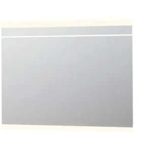 Veilige Betaling Ink spiegel SP6 120 x 80 cm met indirecte boven/onder LED verlichting, geïntegreerde horizontale LED verlichting en sensorschakelaar