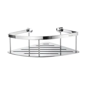 Modern Smedbo Sideline hoek douchekorf 20x20cm met bodemplaat chroom