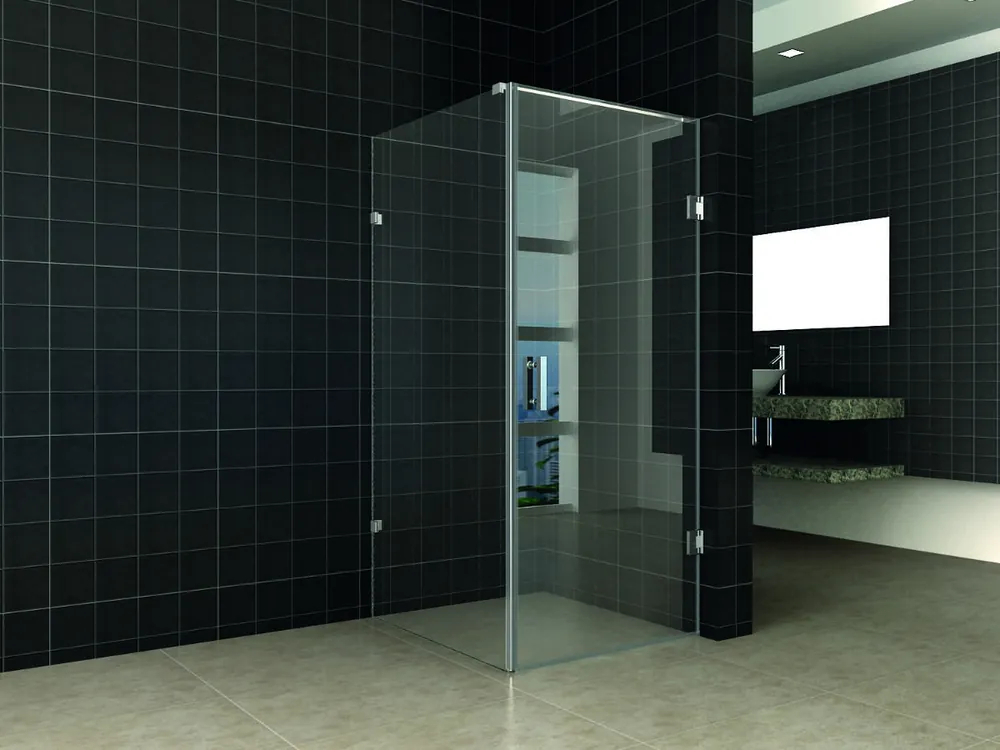 Wiesbaden Less douchecabines profielloos 100x100cm vierkant Garantie Inbegrepen