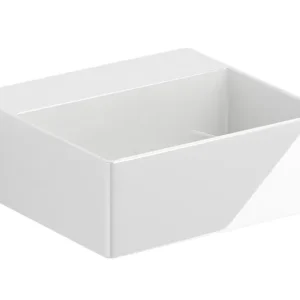 Exclusieve Aanbieding Clou New Flush 1 fontein 28x27cm keramiek - zonder kraangat - glans wit