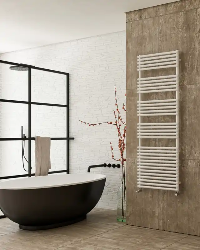 Actieprijs Instamat Bologna badkamerradiator 116 x 60 cm (H x L) wit