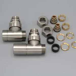 Instamat Cylinder aansluitset 1/2" - haaks - geborsteld rvs Express Levering