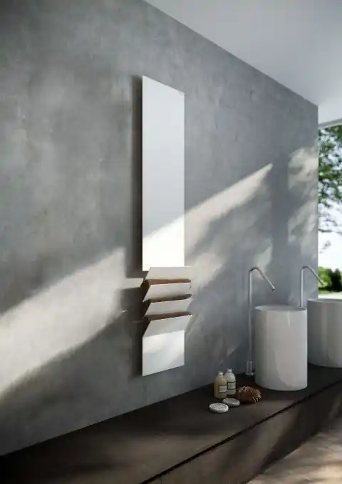 Actieprijs Instamat Flaps designradiator - 171x35cm - Flaps onder - Wit