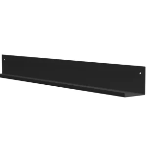 Proline Stalen planchet 120 - Mat zwart - 120x10cm (bxd) In De Mode