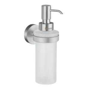 Smedbo Home zeepdispenser matglas - Mat Chroom Direct Beschikbaar