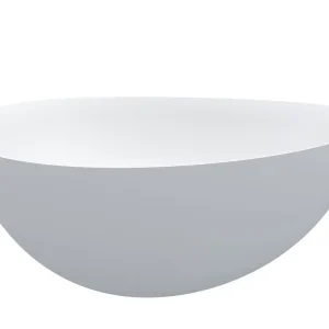 Riho Oviedo vrijstaand bad driehoekig 160x160cm Solid Surface mat wit Snelle Levering