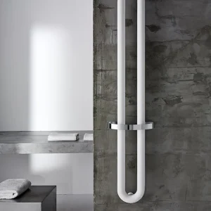 Speciale Aanbieding Instamat Tubone V designradiator verticaal met handdoekhouder 200 x 21 cm (H x L) enkele buis wit