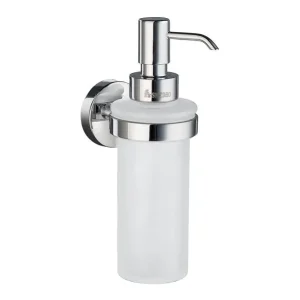 Weekendaanbieding Smedbo Home zeepdispenser matglas - chroom