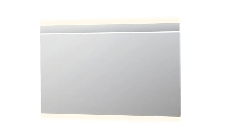Ink spiegel SP6 140 x 80 cm met indirecte boven/onder LED verlichting, geïntegreerde horizontale LED verlichting en sensorschakelaar Handgemaakt