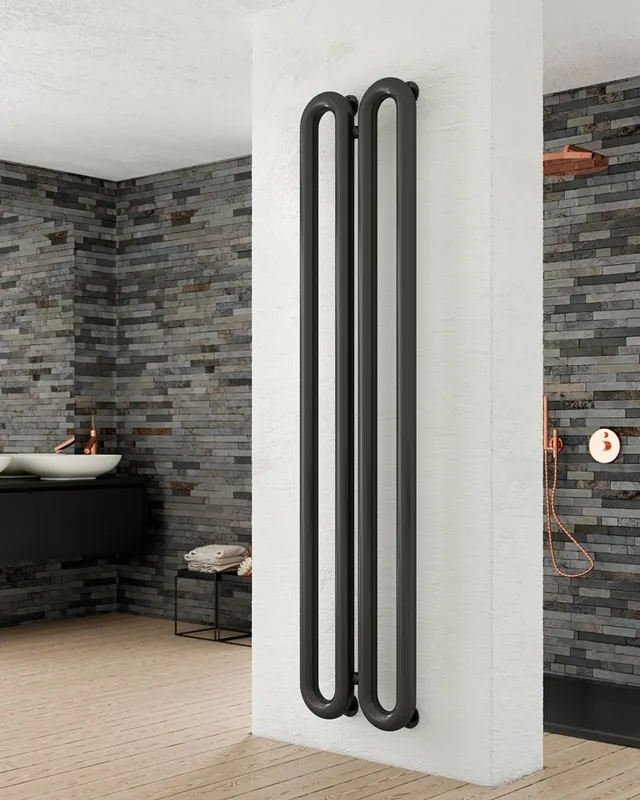 Instamat Tubone V designradiator verticaal 200 x 44 cm (H x L) enkele buis wit Lage Prijs