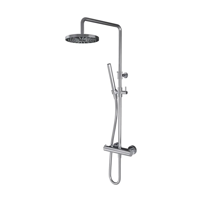 Hotbath Buddy SDS1 opbouw regendouche - 3-standen handdouche - 30cm hoofddouche - chroom Luxe