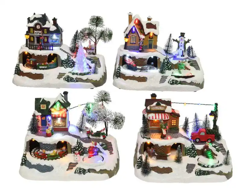 Veilige Betaling LED scenery l16b23h17 cm-14l multi a4 kerstverlichting