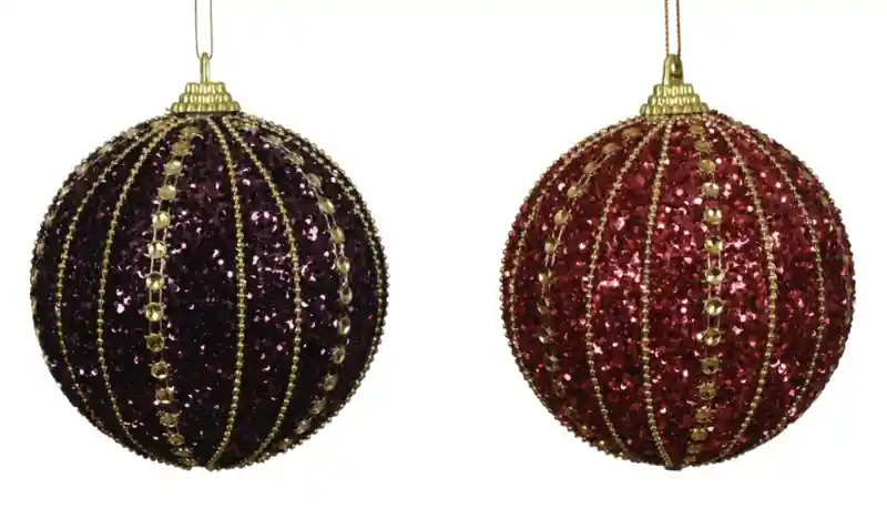 Kerstbal foam d8 cm a2 A Favoriet