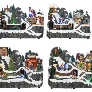 LED scenery l15b22h17cm-11l mlt a4 kerst Trendy