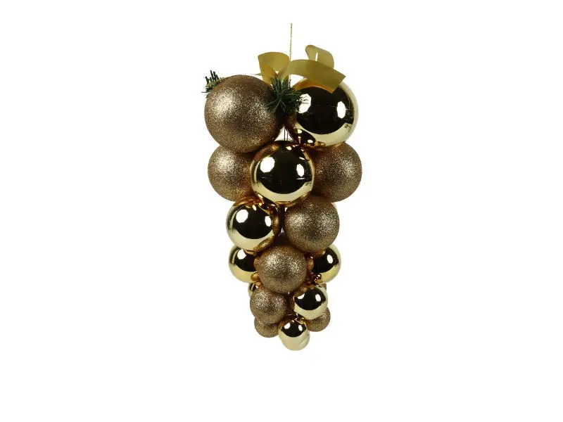Laatste Kans Kersthanger Vinella 21x21x37 cm goud