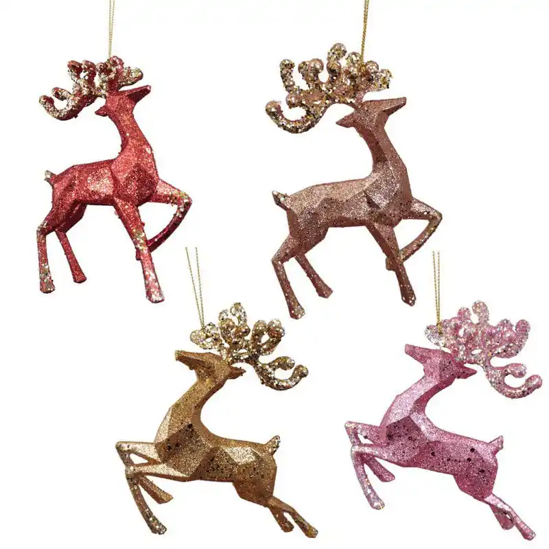 Plastic hert 4A 13 cm ornament Meest Verkocht