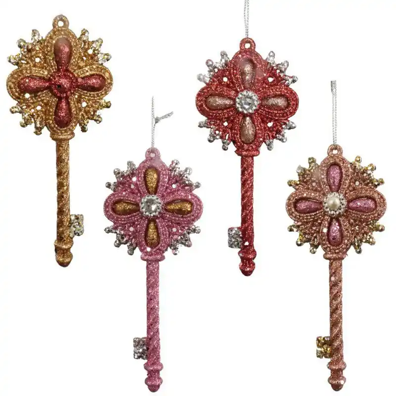 Plastic sleutel 4A 14 cm ornament Bulkbestelling