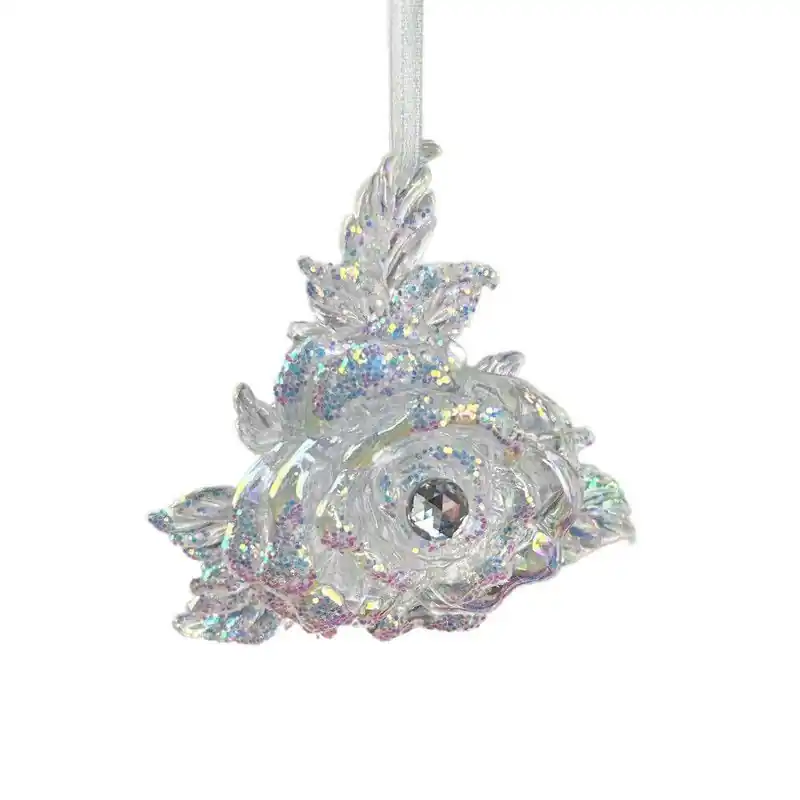 Plastic rozet 8 cm ornament II Hoge Kwaliteit