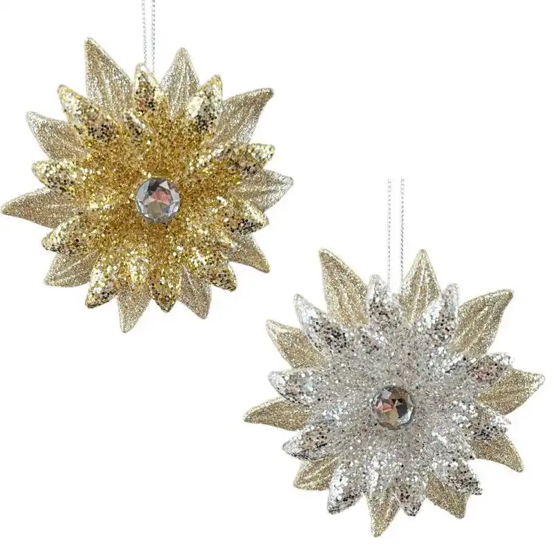 Plastic bloem 2A 10,5 cm ornament I Professioneel