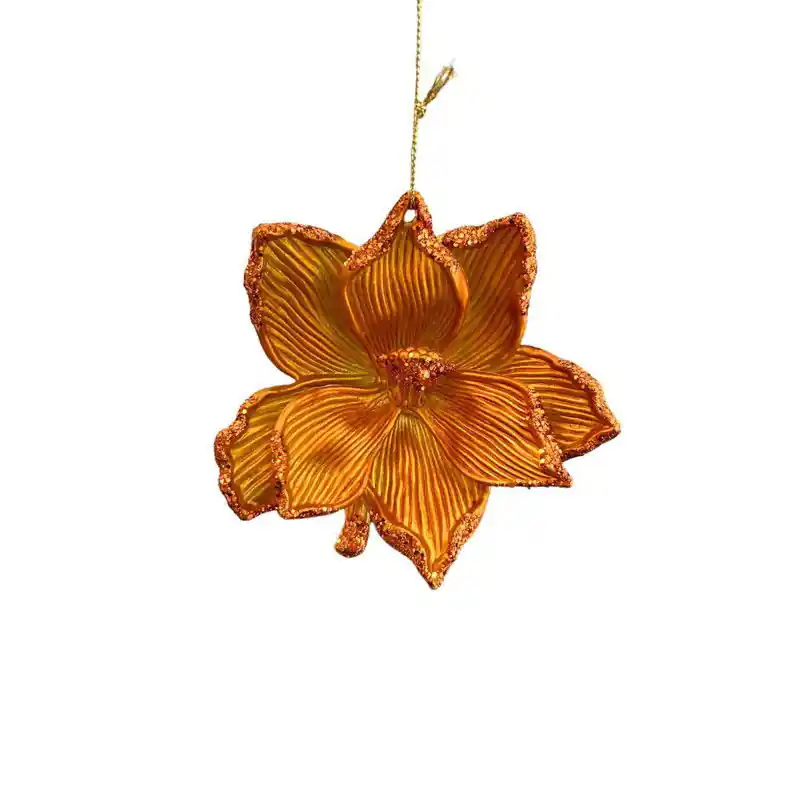 Plastic bloem 10 cm ornament V Laatste Kans