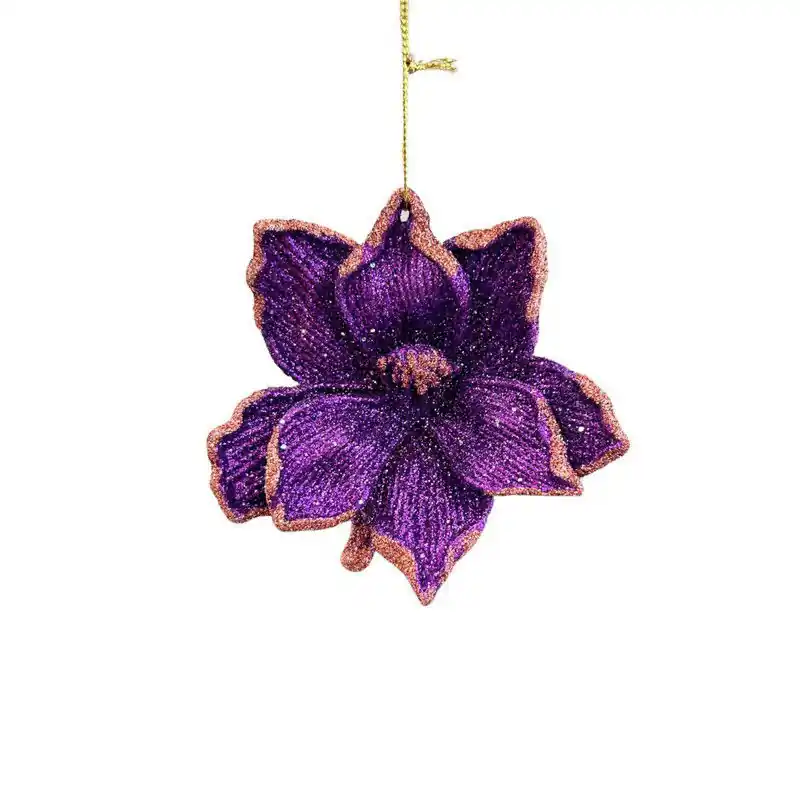 Plastic bloem 10 cm ornament II Merkproduct