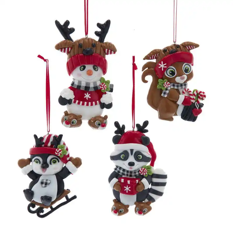 Authentiek Kleideeg schatje dieren 4A 11 cm ornament