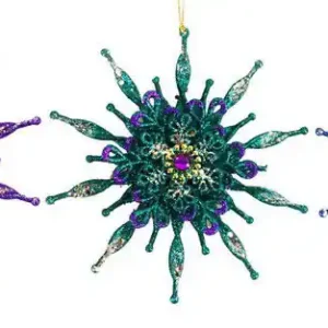 5.9 inch Snowflake Orna X 3. 5x5x10 cm kerstornament Bestel Nu