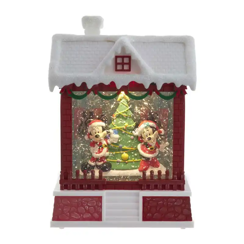 Groothandel 7.5 inch Mickey Santa Lantern W/Warm White Led, 2 Way Switch. Uses 3 inch Aa inch Batt. Not Incl 18,9992x13,4874x24,9936 cm