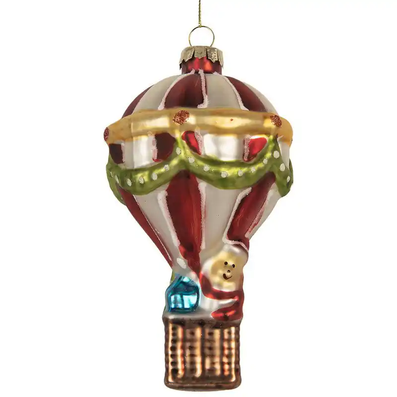 Shop Nu Clayre & Eef Kersthanger Luchtballon Ø 8x14 cm Multi Glas