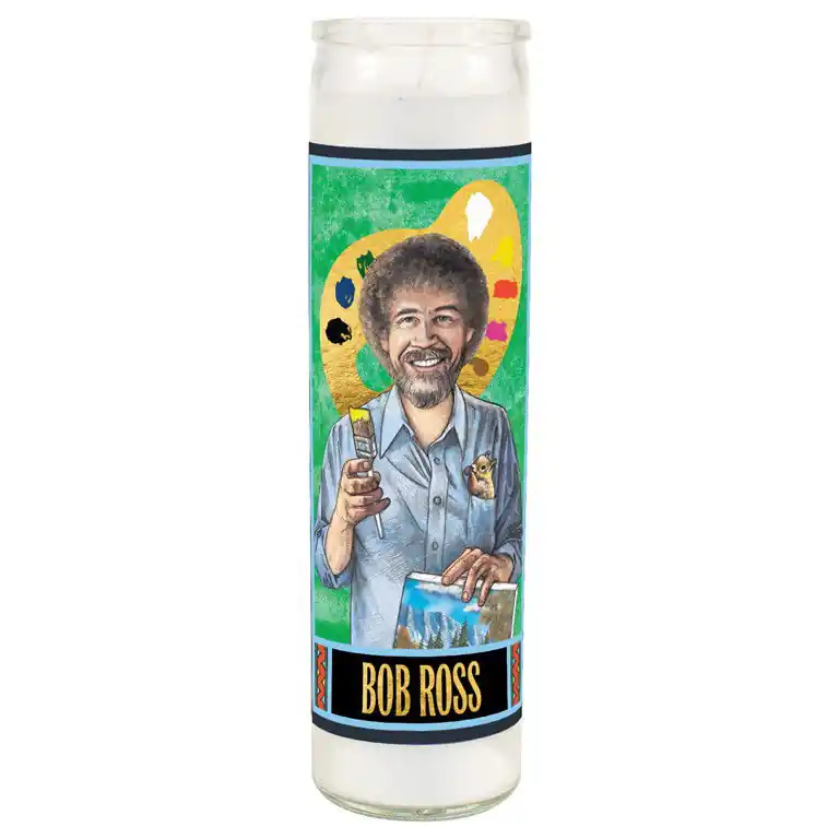 Ambachtelijk UPG Kaars - Bob Ross