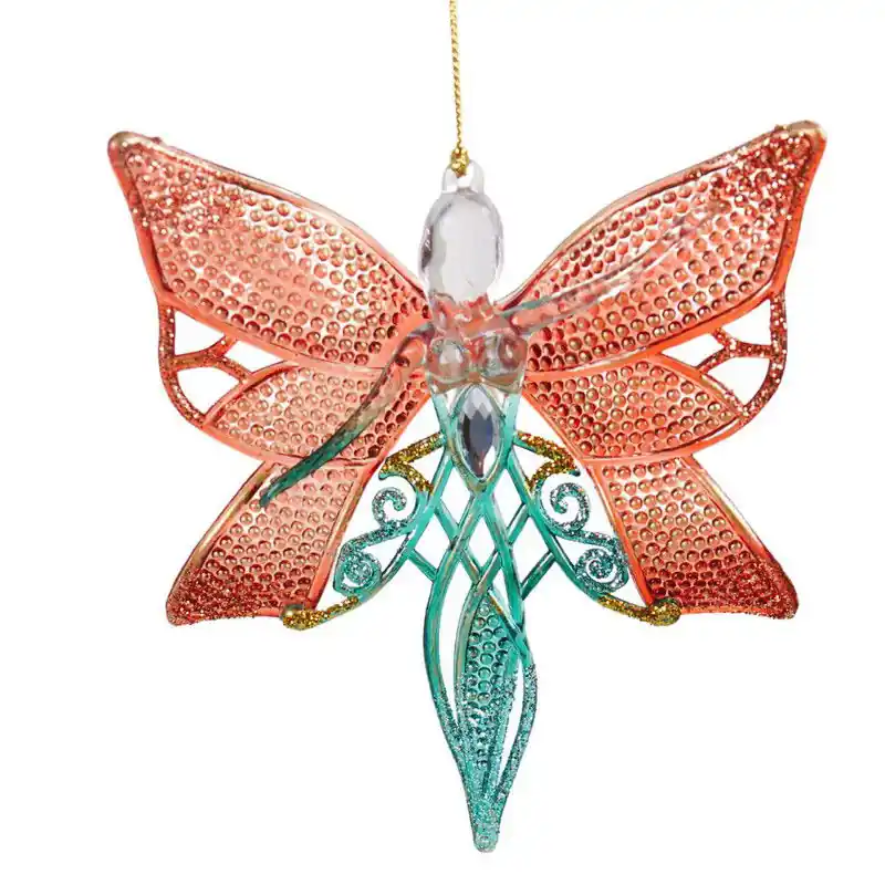 6 inch Fairy Ornament. 5x5x10 cm kerstornament Ambachtelijk