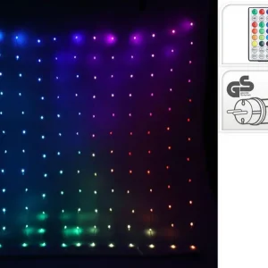 Professioneel Gordijn verlichting 144led rgb kerstversiering