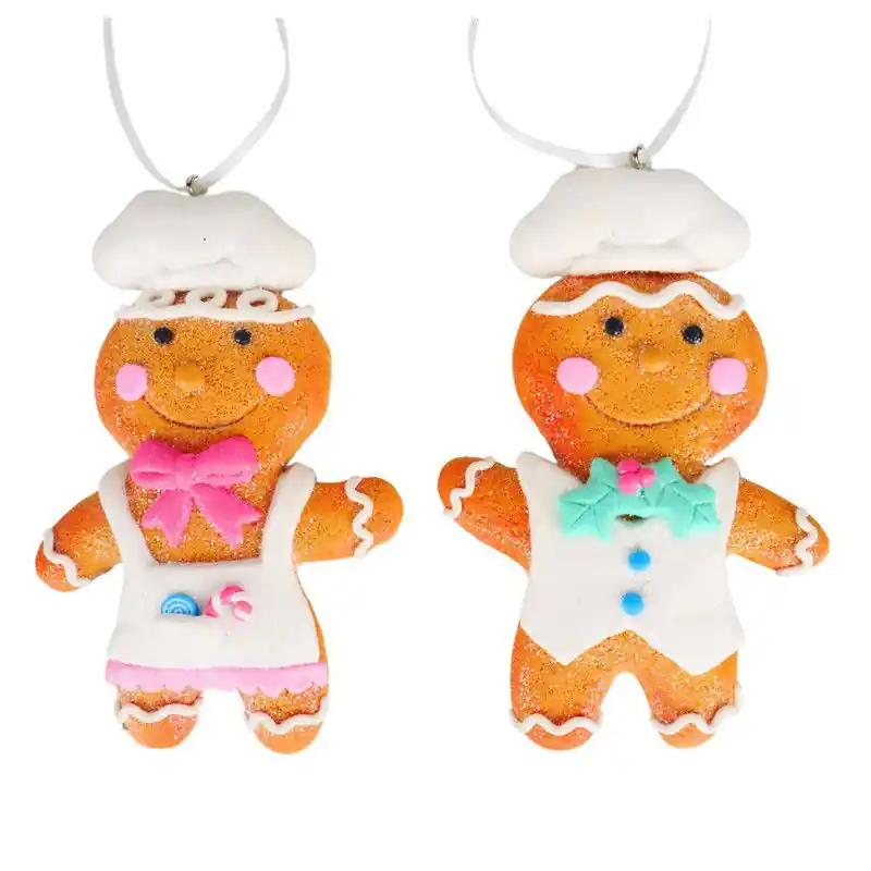 Superprijs 4.375 inch H Dough Gingerbread Chef Orna X 2. 5x5x10 cm kerstornament