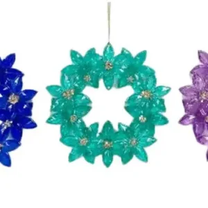 5.3 inch Star Wreath Orna X 3. II 5x5x10 cm kerstornament Beste Prijs