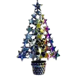 6.5 inch Star Tree Orna. 5x5x10 cm kerstornament Wereldwijde Verzending