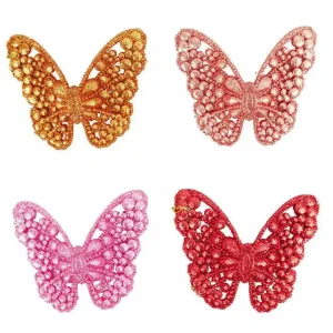 3.5 inch Butterfly Orn X 4. 5x5x10 cm kerstornament Laatste Versie