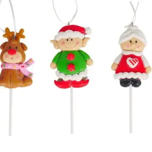 5.75 inch -5.875 inch H Clay Dough Lollipop Orna X 5. 5x5x10 cm kerstornament Budget