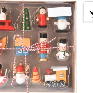 Houten hangdeco s12sts tra kerstversiering Gratis Verzending