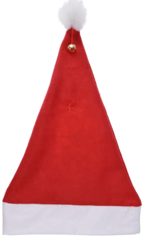 Gratis Retour Kerstmuts met bel 40cm