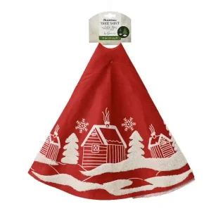 Boomrok polyester d90h1 cm rood Superprijs