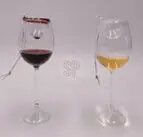 Nu Kopen Wijnglas hangdeco 10 cm 2ass kerstversiering
